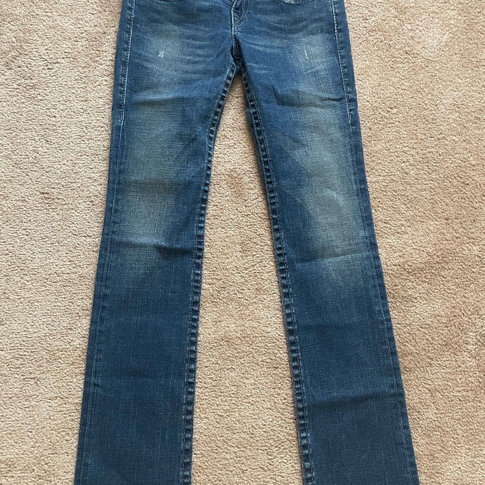 True Religion Women's Dark Blue Boot Cut Jeans